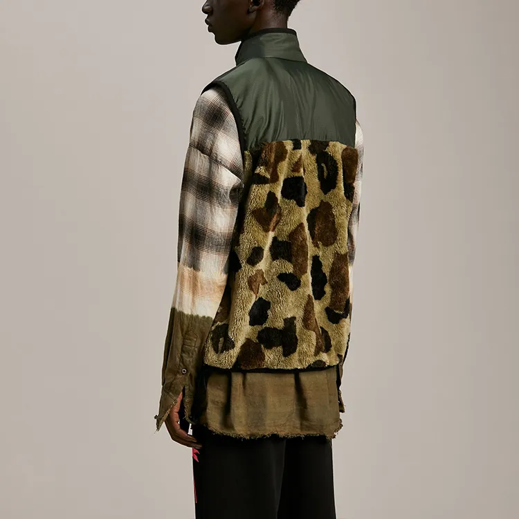 PALM ANGELS Vests Men Army Green-4
