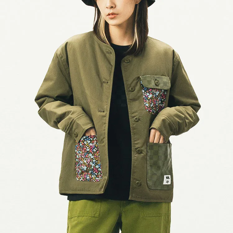 Vans Liberty Fabrics Collaboration Jackets Women's Green-3