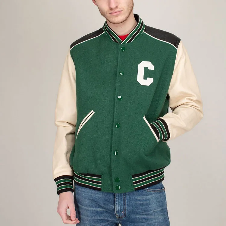 CELINE SS21 Baseball Jacket Men's Green-3