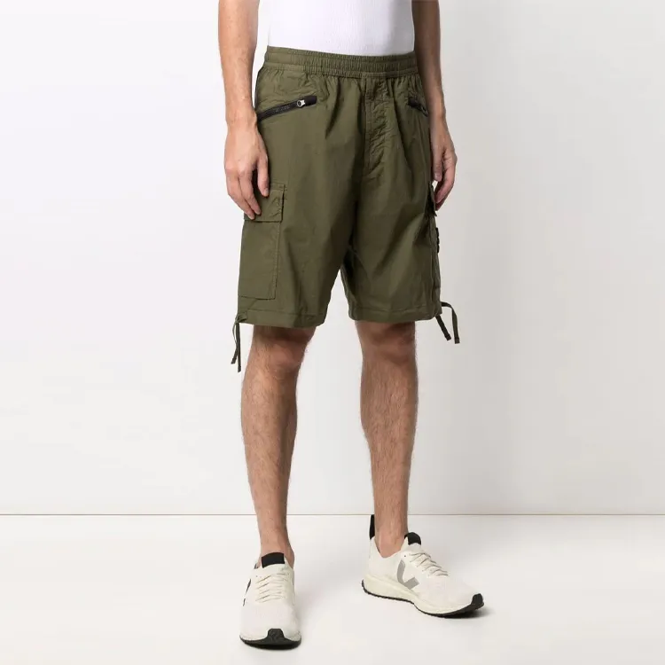 STONE ISLAND Cargo Shorts Men Green-2