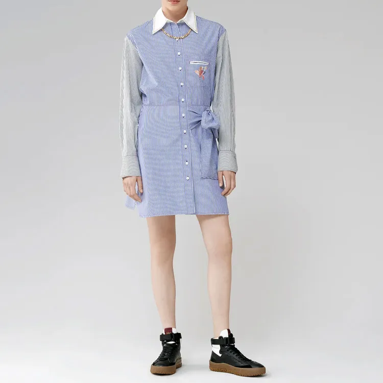 Chloé Pinstripe pattern Shirtdress-2
