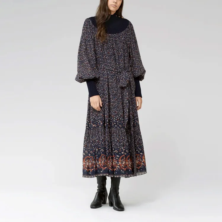 Chloé Long-Sleeved Dresses Women's Black-1