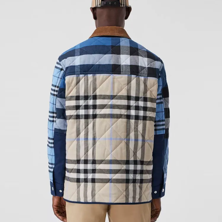 Burberry Patchwork Check Overshirt-4