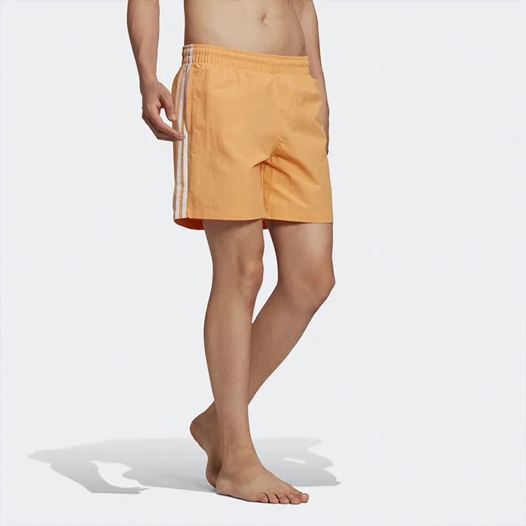 Adidas Originals 3 Stripes Casual Shorts Men Orange Yellow-1