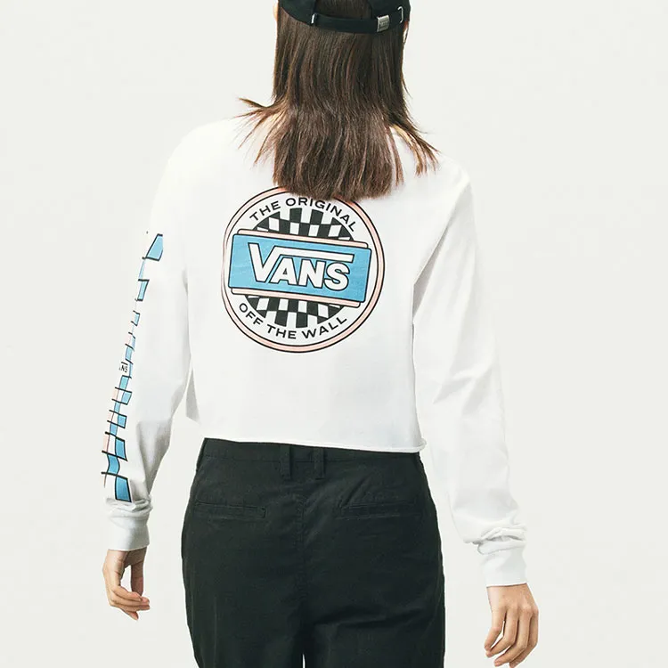 Vans Crop Tops Women's White-6