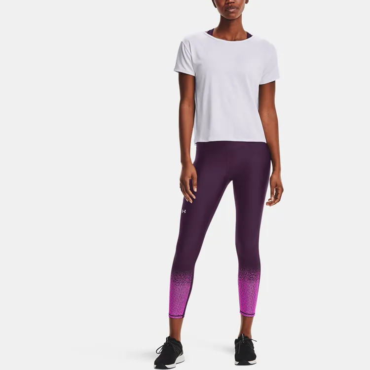 Under Armour Drop Shoulder Sleeve T Shirt Women's White-3