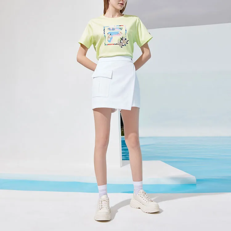 FILA Casual Short Skirts Women's White-2