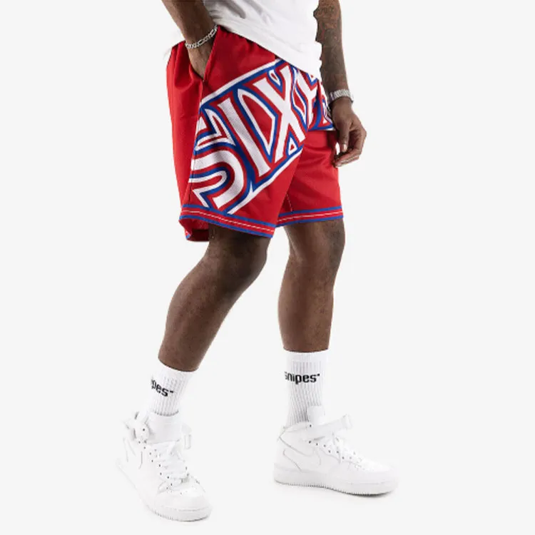 Mitchell Ness Basketball Shorts Men Red-4