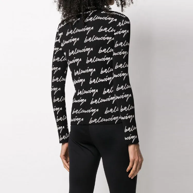 Balenciaga T Shirts Women's Black-1