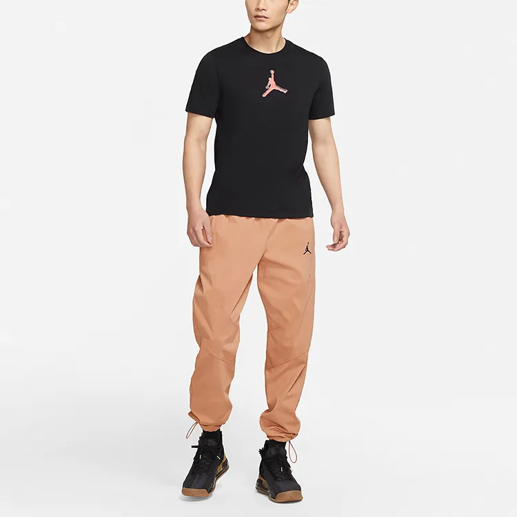Jordan Set in Sleeve T Shirt Men's Black-2
