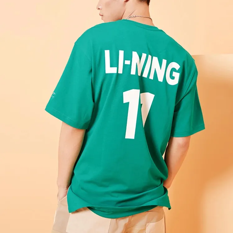 LiNing T Shirts Men Pepper Green-3