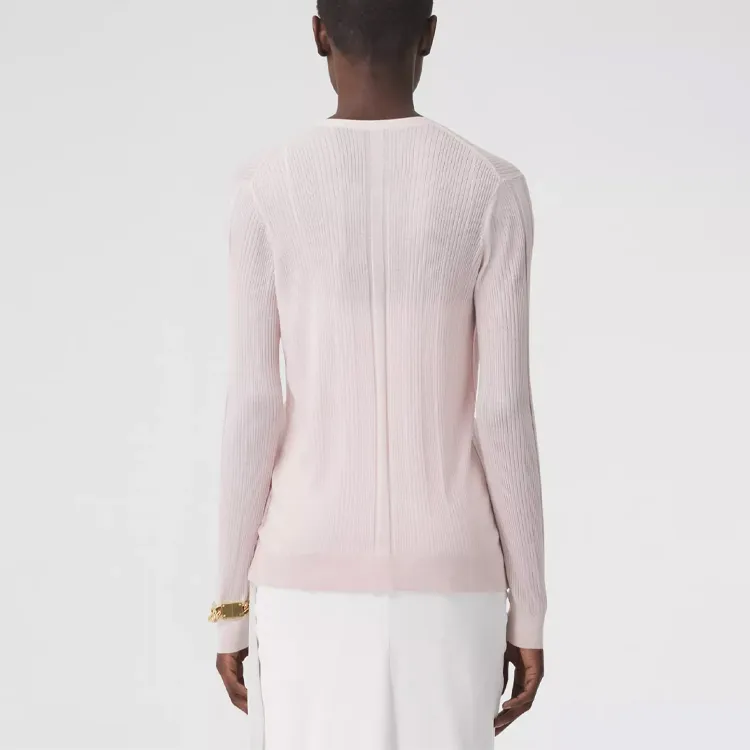 Burberry Cashmere Sweaters Women's Pink-3