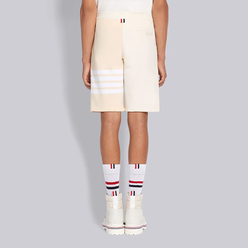 THOM BROWNE Sports Shorts Men Yellow-3