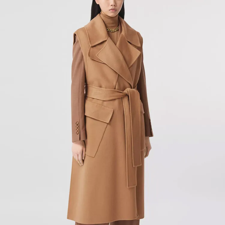 Burberry Velvet Jackets Women's Camel-3
