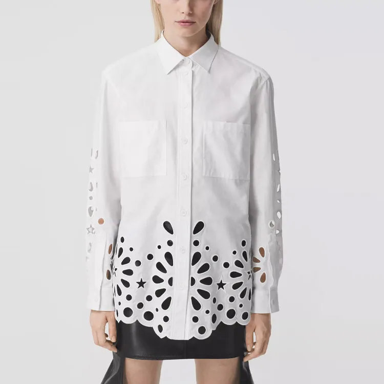 Burberry Shirts Women's White-2