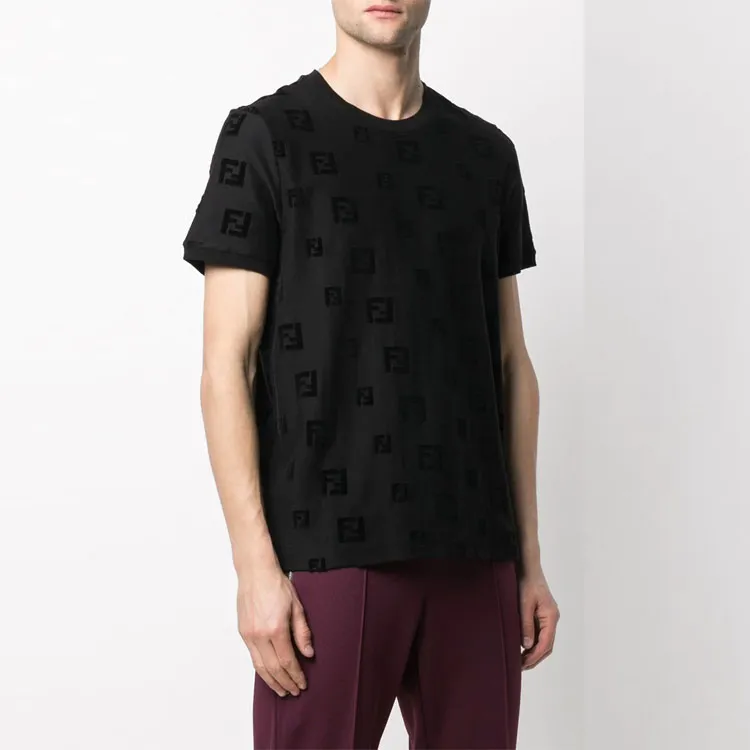 FENDI Regular T Shirt Men's Black-5