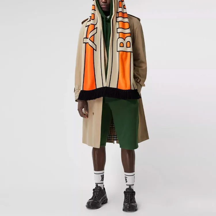 Burberry Sweatshirts Men Yellow Green-3
