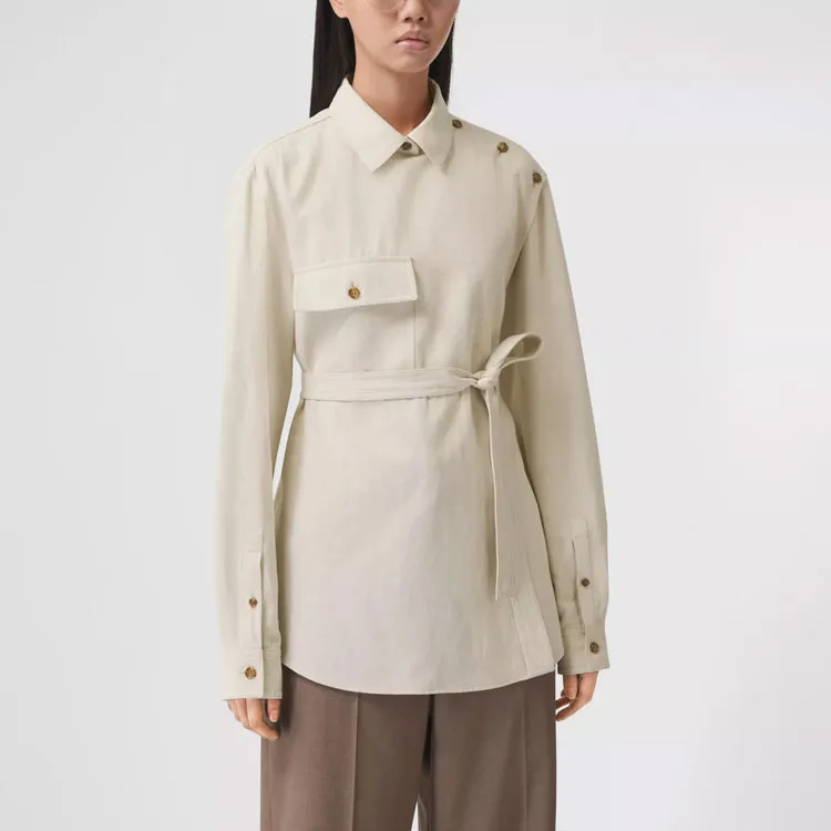 Burberry Shirt Women's Light Brown-2