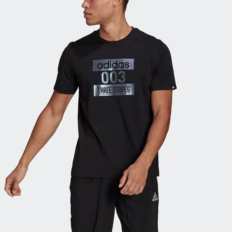 Adidas T Shirts Men Black-1