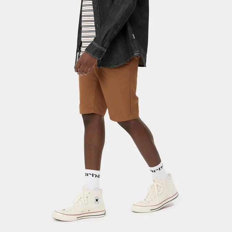 Carhartt WIP Casual Shorts Men Brown-4