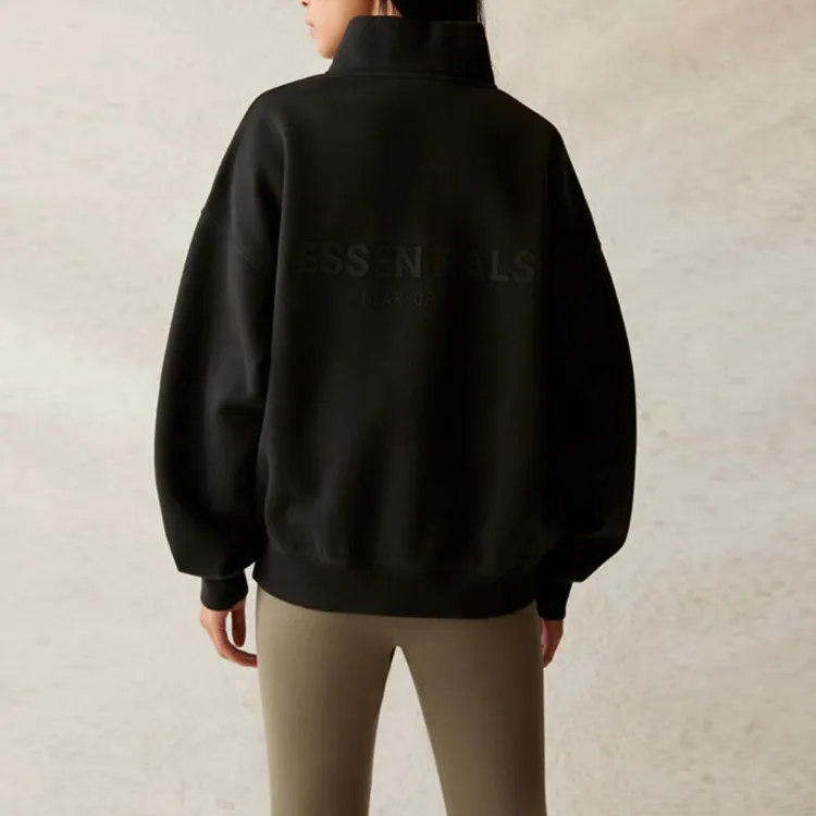 Fear Of God Essentials Half Zip Sweater-4