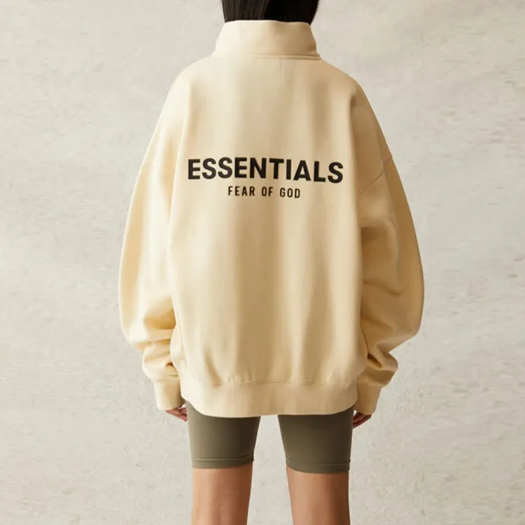 Fear Of God Essentials Half Zip Sweater-4