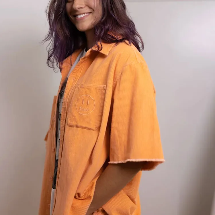 Drew House Smiley Collection Shirts Unisex Orange-2