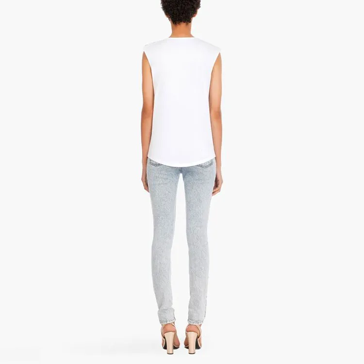 BALMAIN SS21 Regular T Shirt Women's White-2