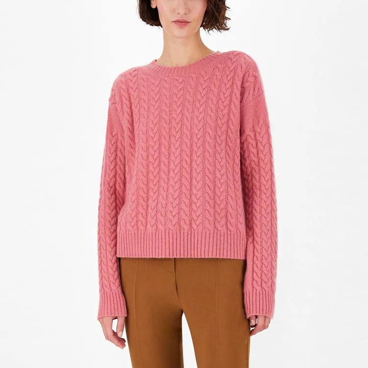 MaxMara Slim Fit Knitwear Women's Pink-3