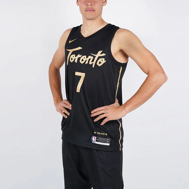 Nike X NBA Basketball Jerseys Men Black-3