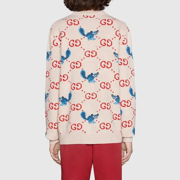 GUCCI Sweater Men's Ivory White-2