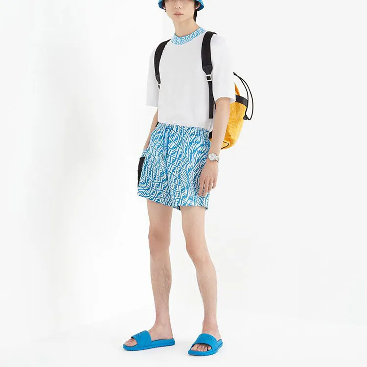 FENDI T-Shirts Men White-2