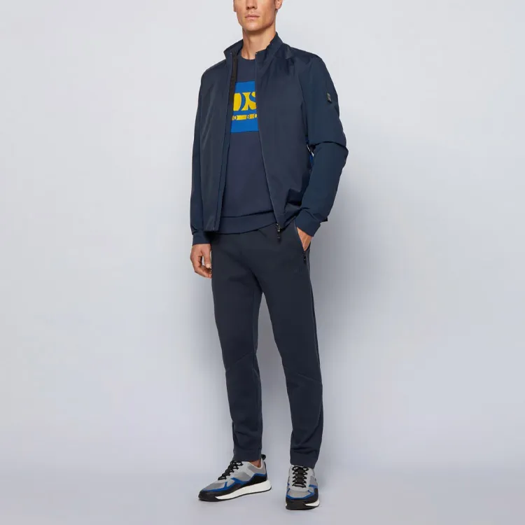 HUGO BOSS Sweatshirts Men Navy-4