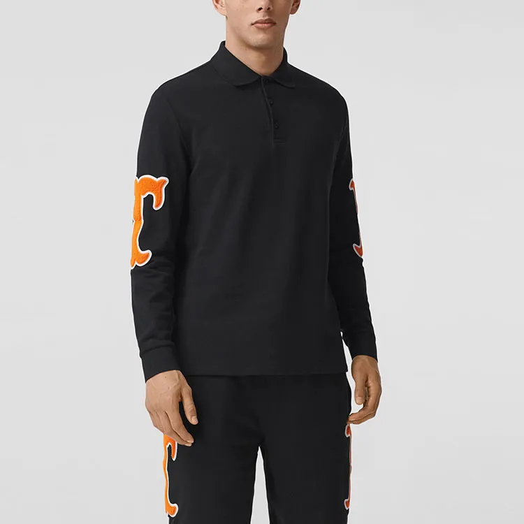 Burberry Polo Shirt Men's Black-3