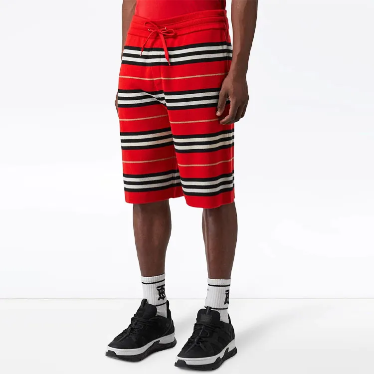 Burberry Casual Shorts Men's Red Plaid-4