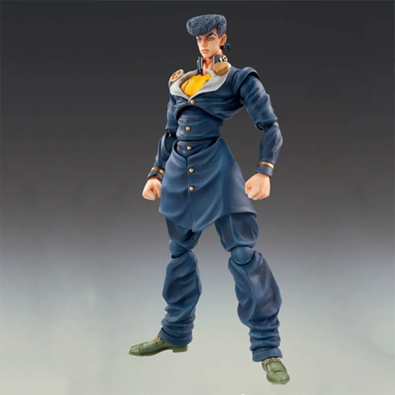 Medicos Super Action Statue JoJo's Bizarre Adventure Part 4 Diamond Is Unbreakable Josuke Higashikata Chozokado Re-Run Action Figure Blue-3