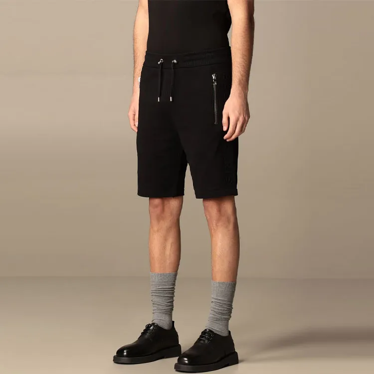 BALMAIN Casual Shorts Men Black-4
