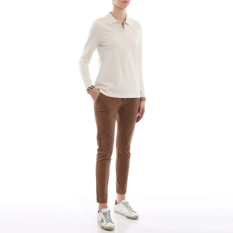 Burberry Polo Shirt Women's Beige-5
