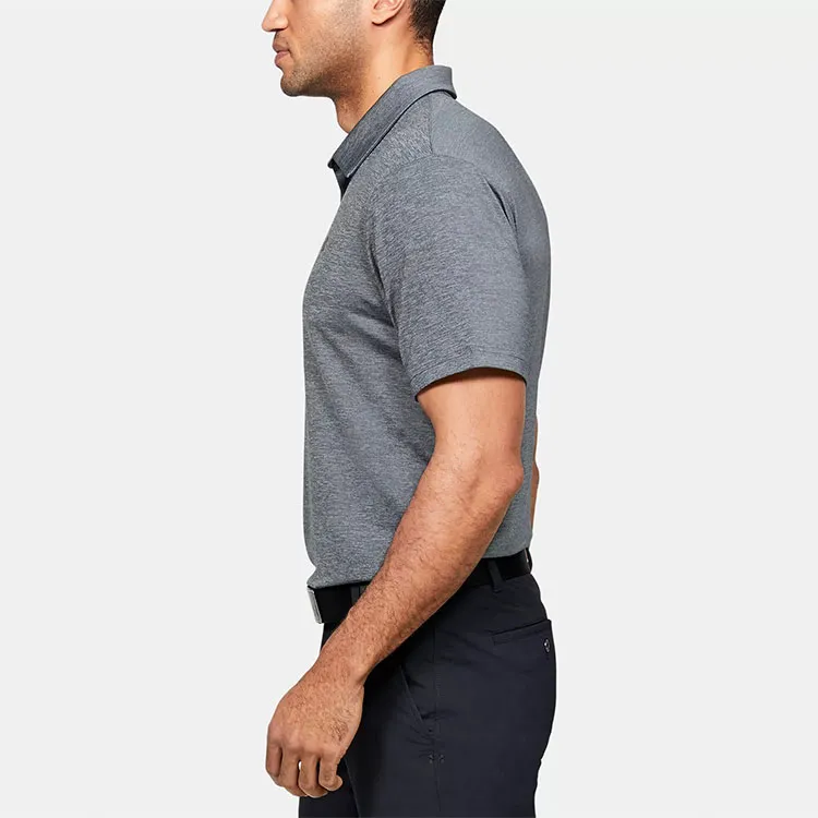 Under Armour Polo Shirt Men's Silver Gray-5