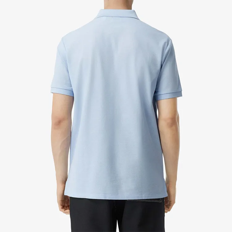 Burberry Polo Shirts Men Blue-2