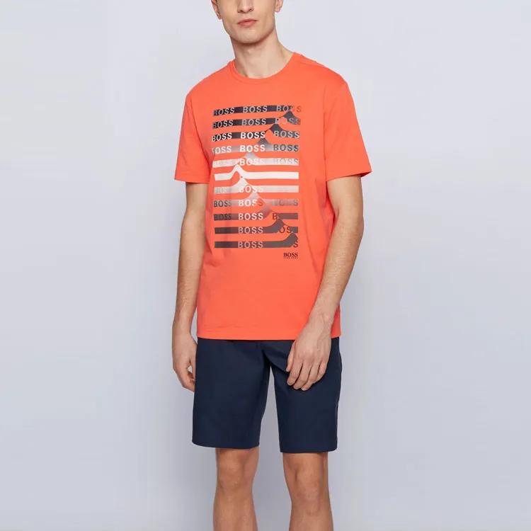 HUGO BOSS T Shirts Men Orange-1
