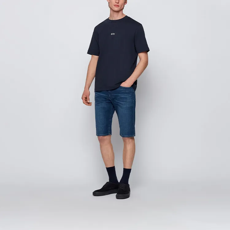 HUGO BOSS Denim Shorts Men Indigo-3