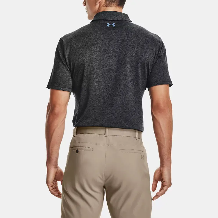 Under Armour Polo Shirts Men Black Blue-3