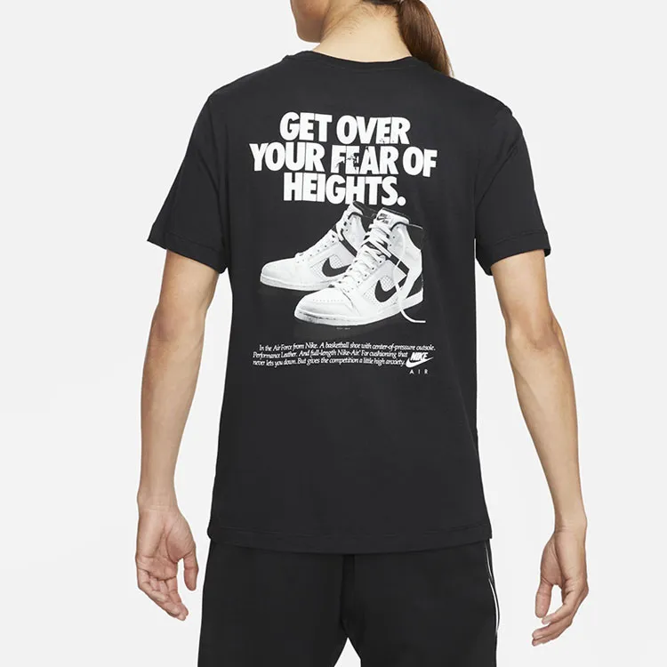 Nike T Shirts Men Black-2