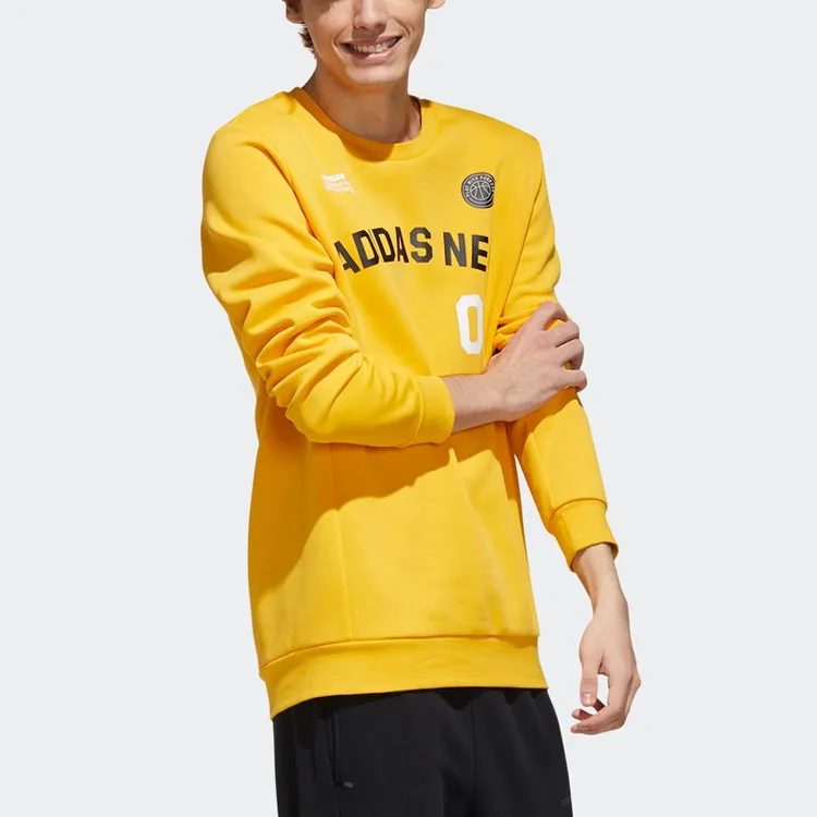 Adidas Neo Sweatshirts Men Yellow-5
