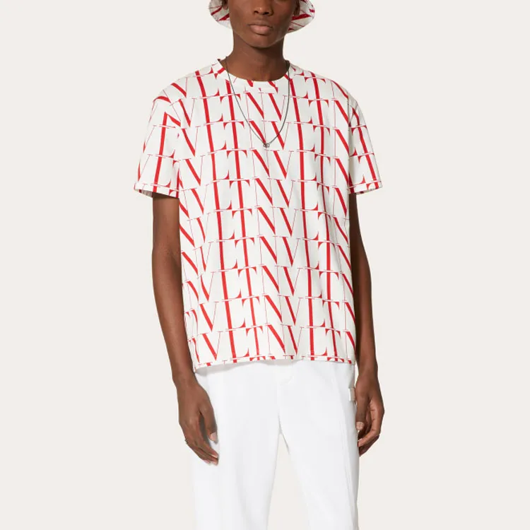 Valentino Times Print T Shirt-1