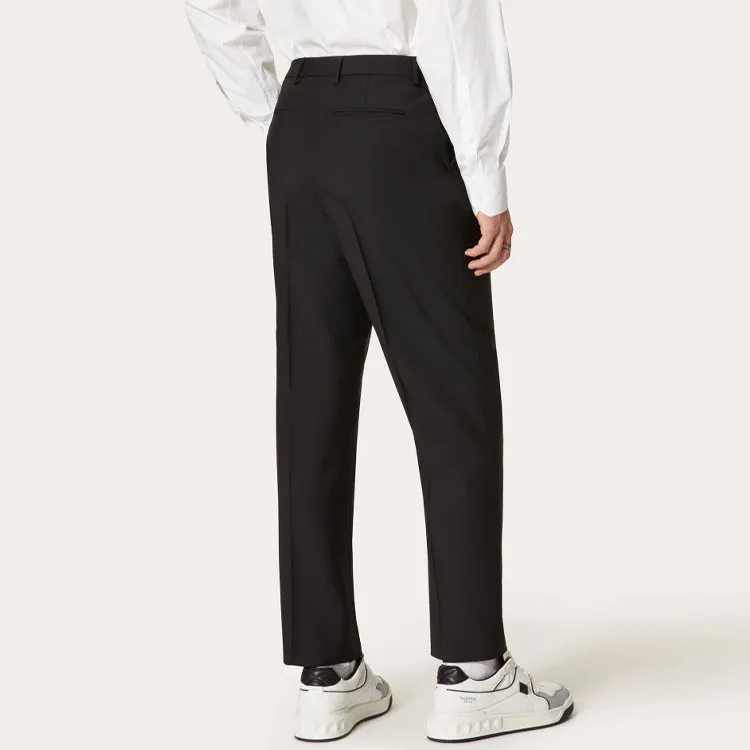 Valentino Straight Leg Tailored Trousers-2