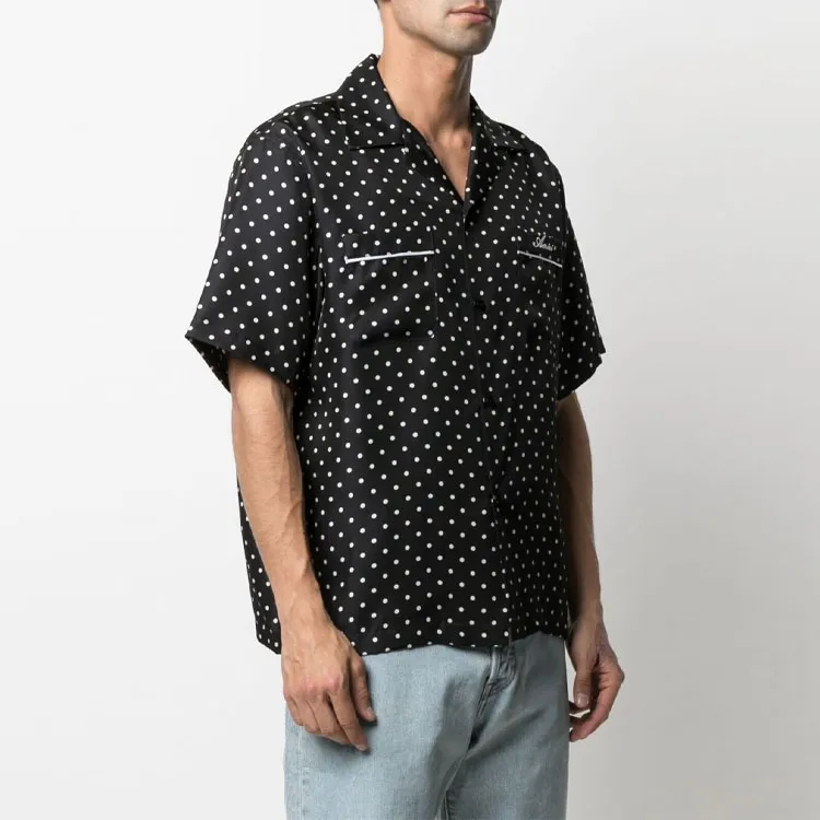 AMIRI Pajama Silk Polka Dot Shirt-1