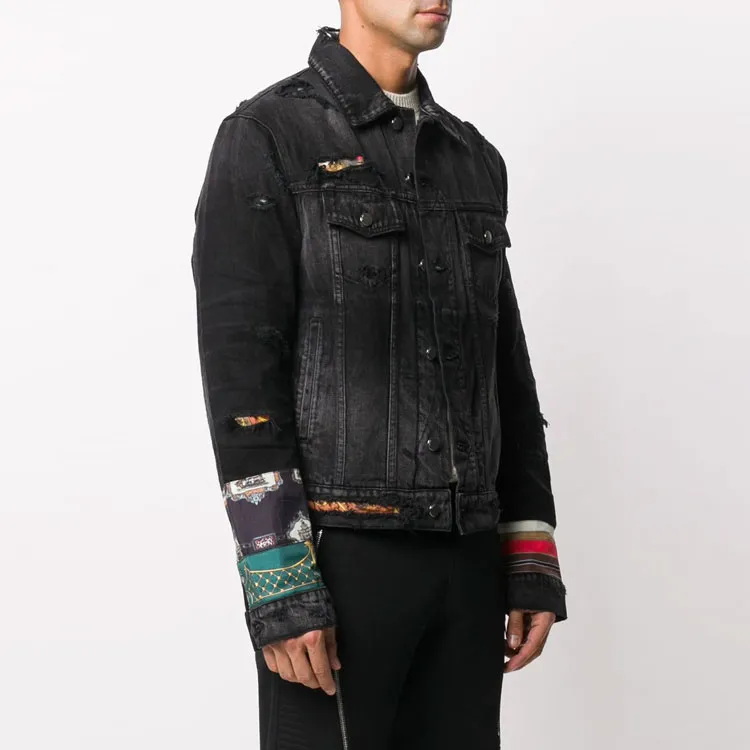 AMIRI Patch Scarves Trucker Jacket-2