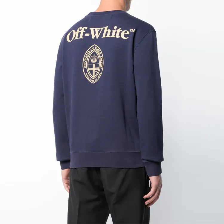OFF WHITE Ss20 Sweatshirts Men Navy Blue-3